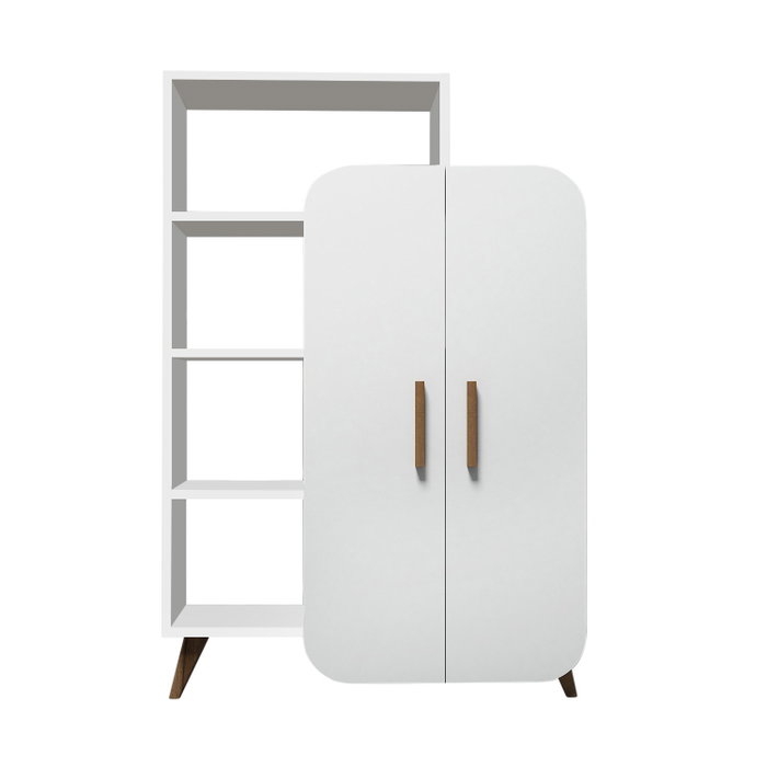 Hanah Home Estantería Blanca Moderna